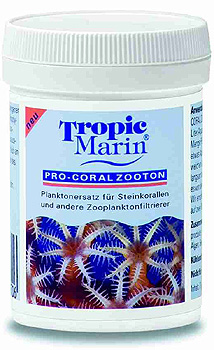 TROPIC MARIN PRO-CORAL ZOOTON заменитель планктона пласт. банка 100мл - Кликните на картинке чтобы закрыть